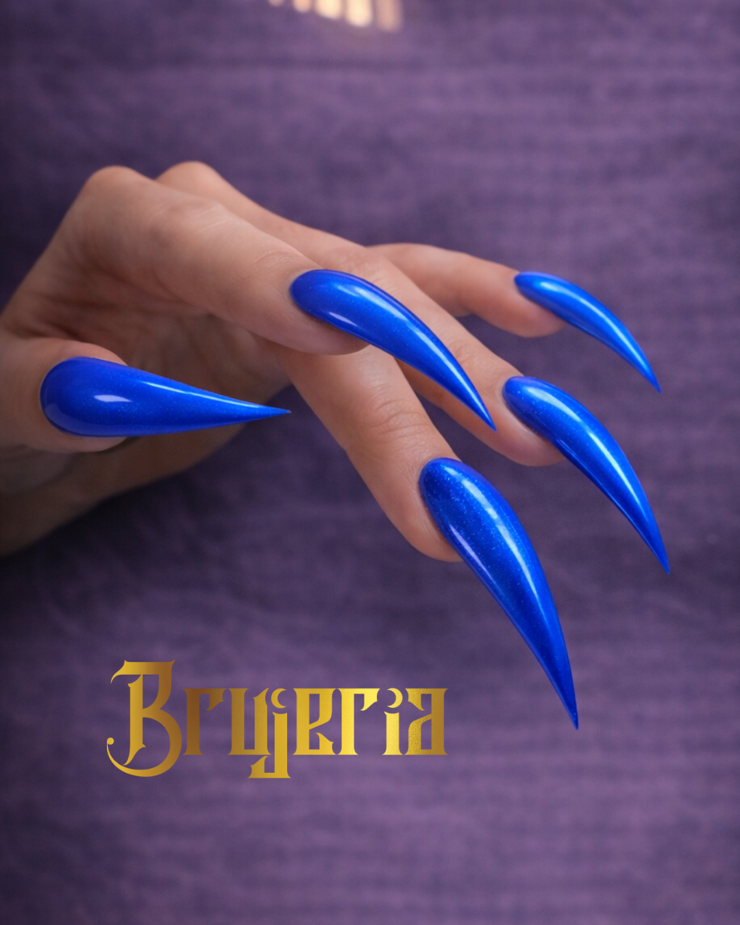 ONE STEP GEL GLITTER BLUE no base no top