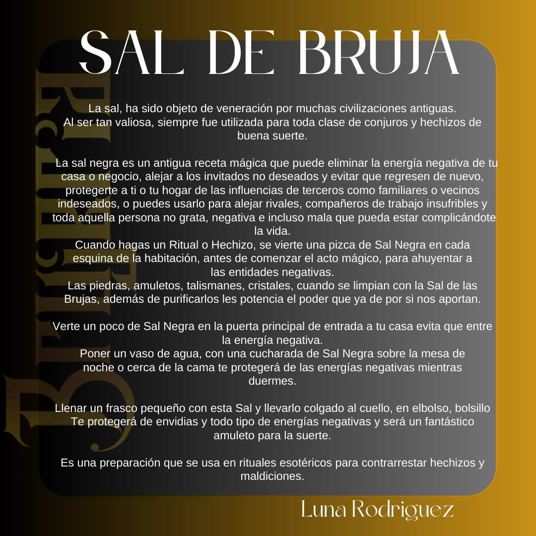 Sal de bruja